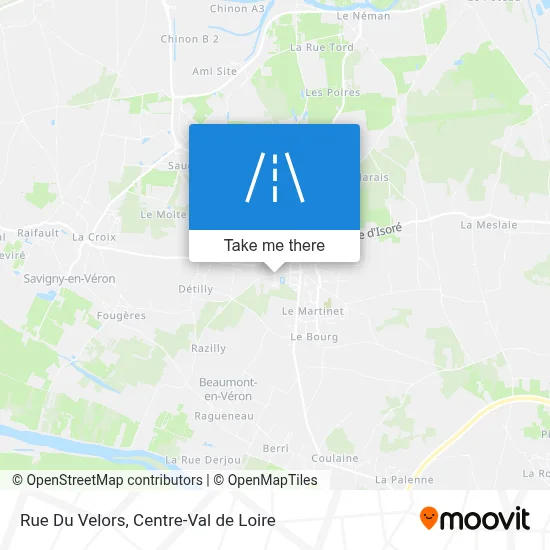 Rue Du Velors map