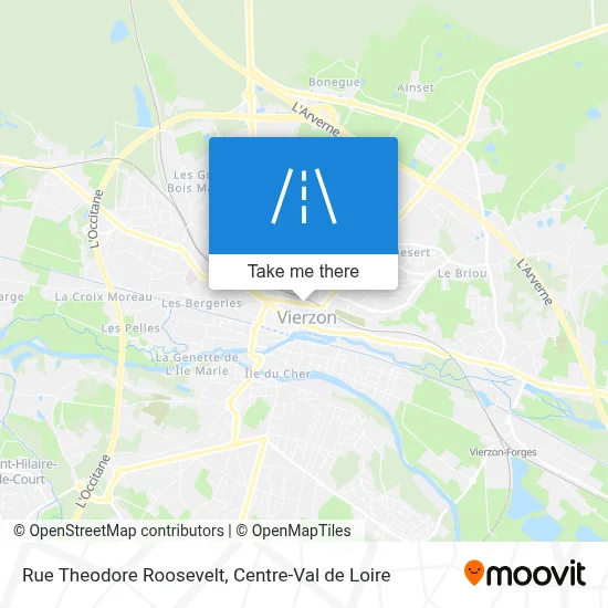 Rue Theodore Roosevelt map