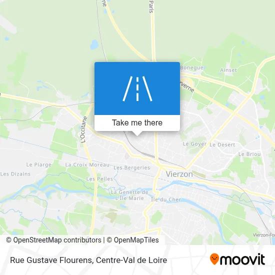 Rue Gustave Flourens map
