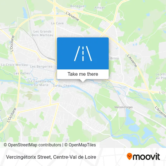 Rue Vercingétorix map