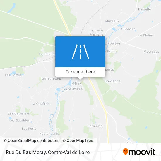 Rue Du Bas Meray map