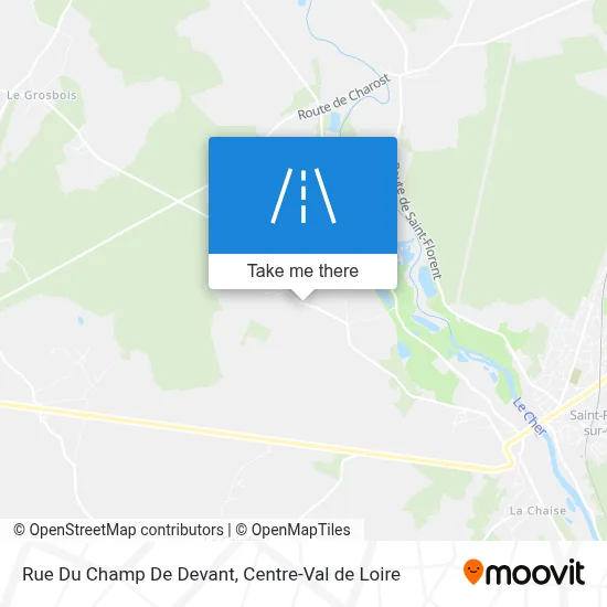 Rue Du Champ De Devant map