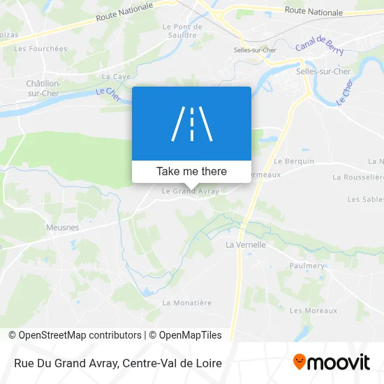 Rue Du Grand Avray map