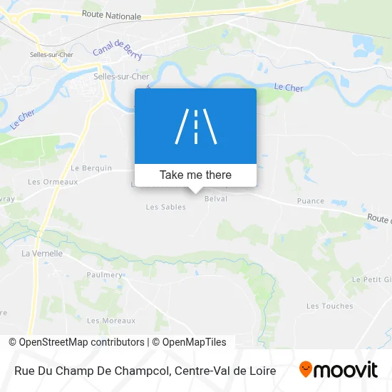 Rue Du Champ De Champcol map