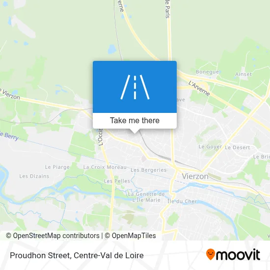 Rue Proudhon map