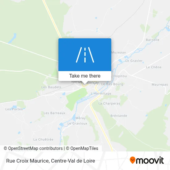 Rue Croix Maurice map