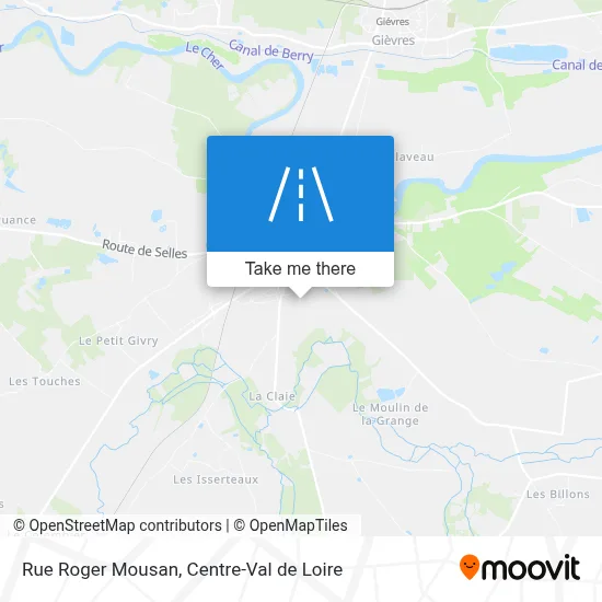 Rue Roger Mousan map