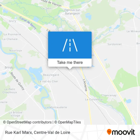 Rue Karl Marx map