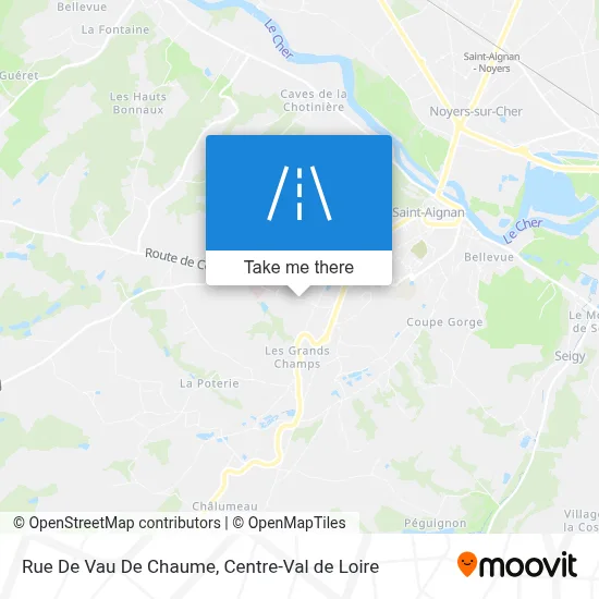 Rue De Vau De Chaume map