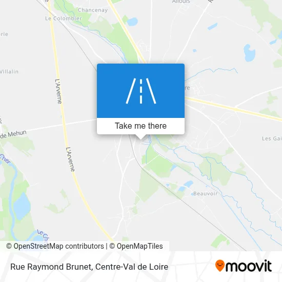 Rue Raymond Brunet map