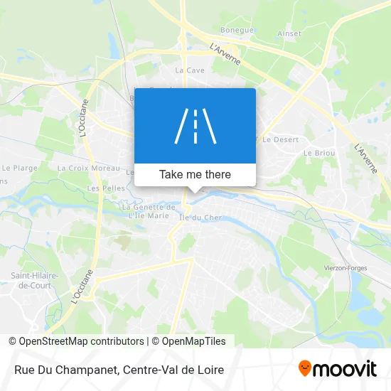 Rue Du Champanet map