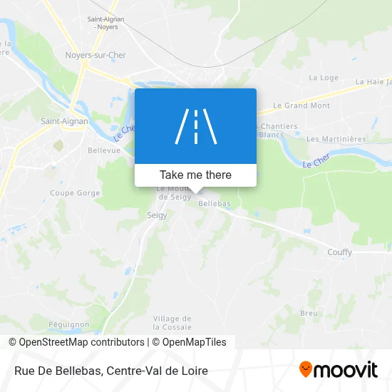 Rue De Bellebas map