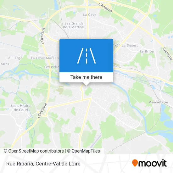 Rue Riparia map