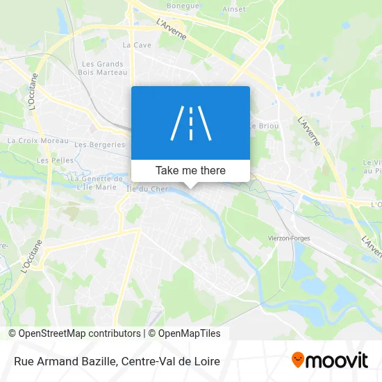 Rue Armand Bazille map