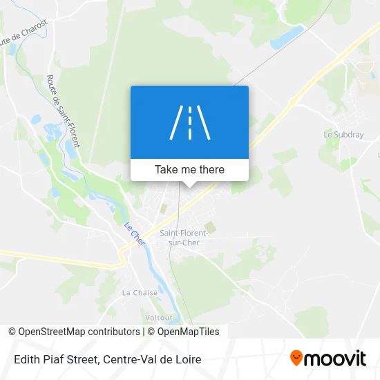 Rue Edith Piaf map