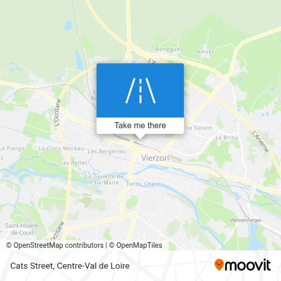 Rue Aux Chats map
