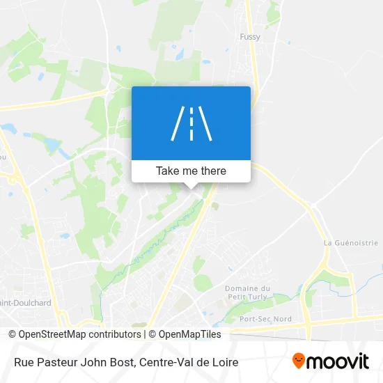 Rue Pasteur John Bost map