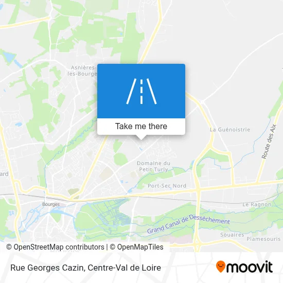 Rue Georges Cazin map