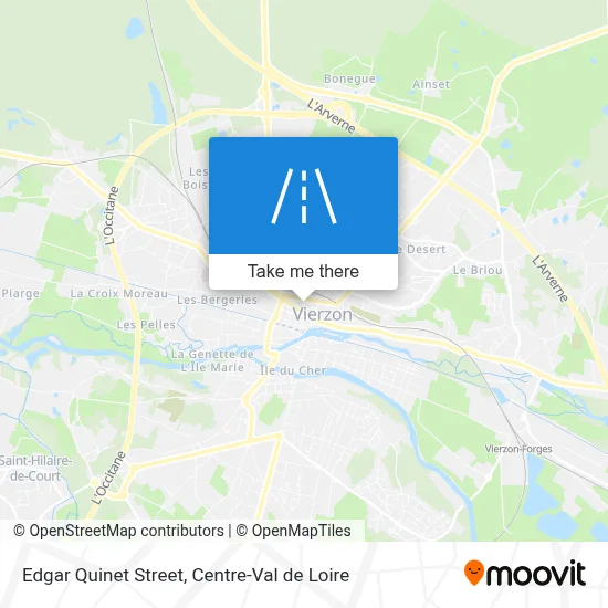 Rue Edgar Quinet map