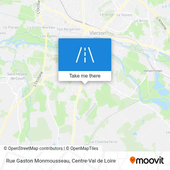 Rue Gaston Monmousseau map