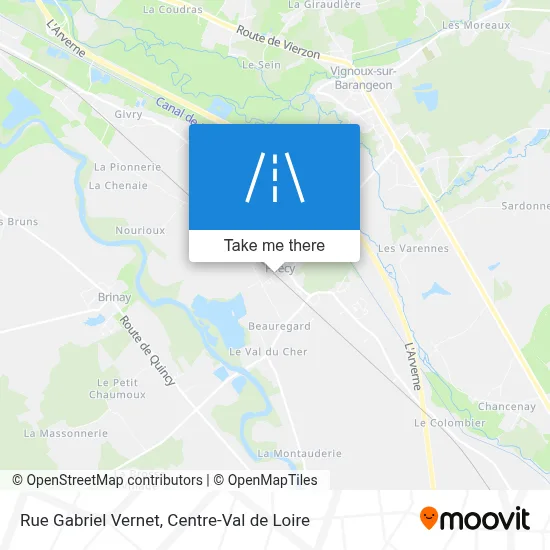 Rue Gabriel Vernet map
