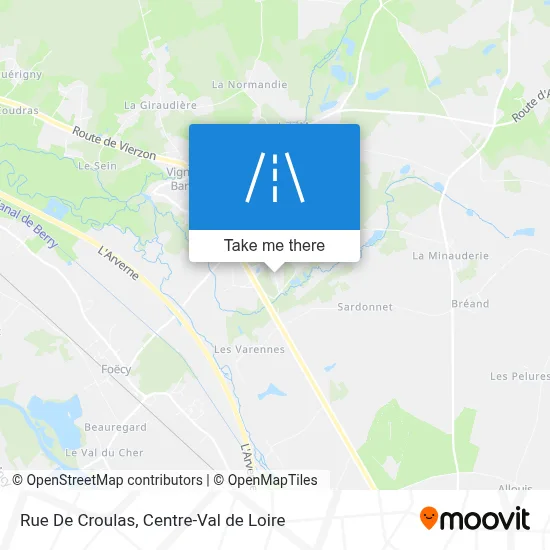 Rue De Croulas map