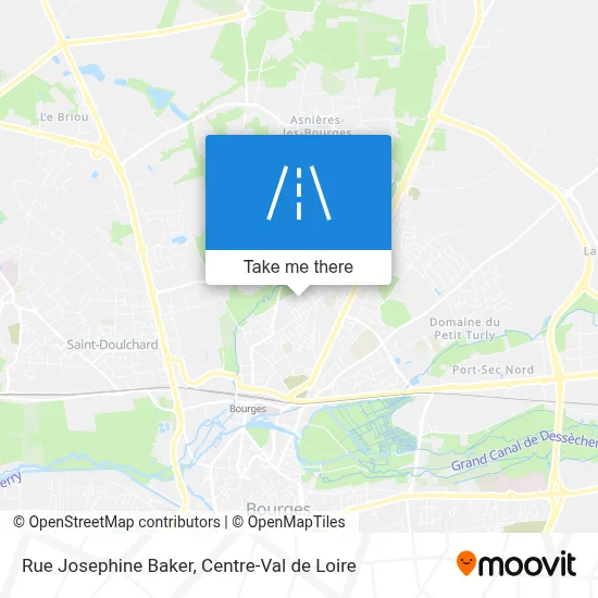 Rue Josephine Baker map