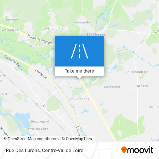 Rue Des Lurons map