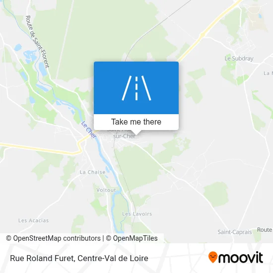 Rue Roland Furet map