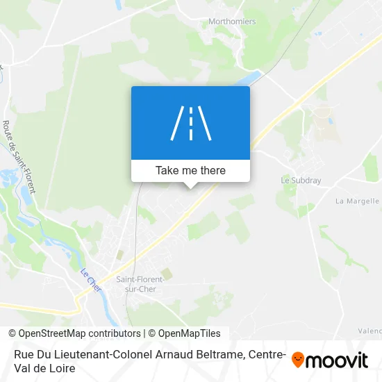 Rue Du Lieutenant-Colonel Arnaud Beltrame map