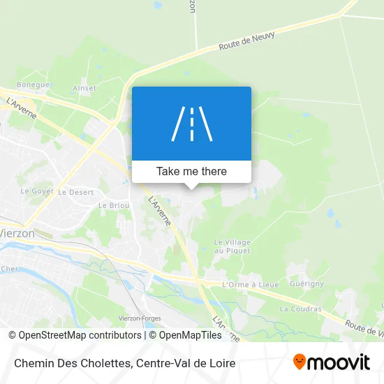 Chemin Des Cholettes map
