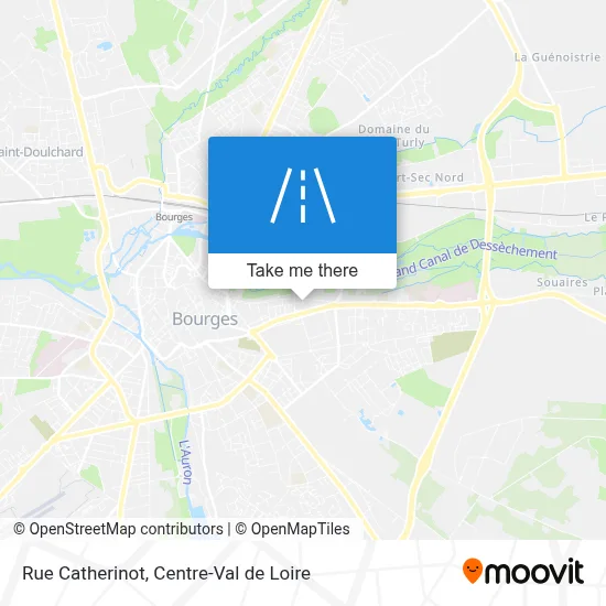 Rue Catherinot map