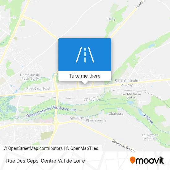 Rue Des Ceps map