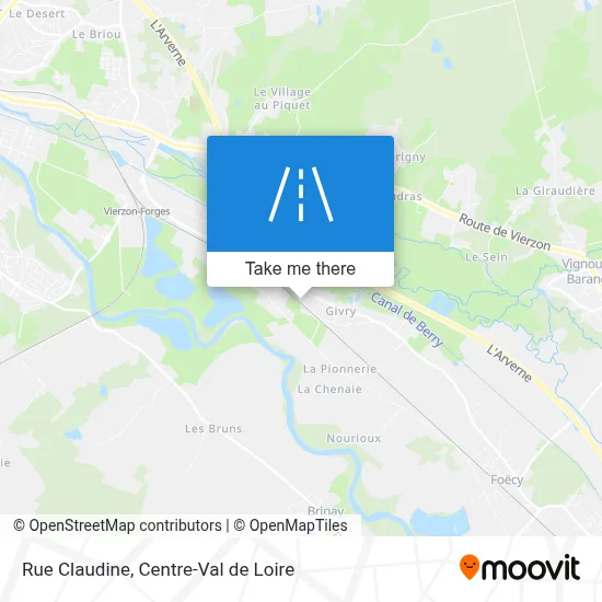 Rue Claudine map