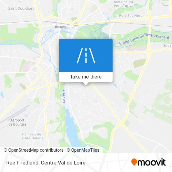Rue Friedland map