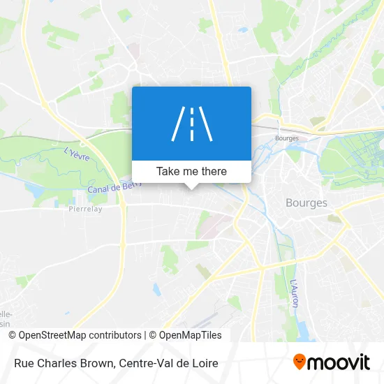 Rue Charles Brown map
