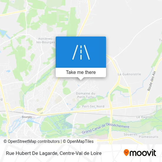Rue Hubert De Lagarde map