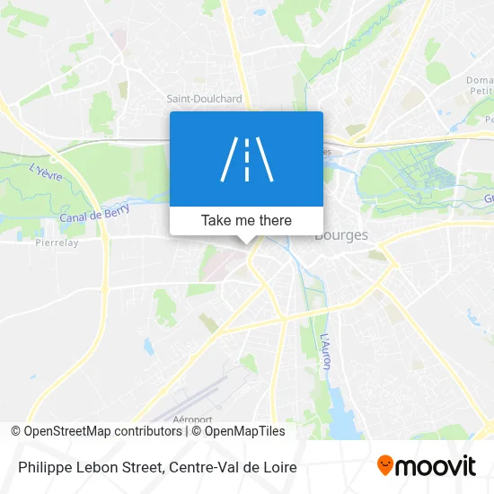 Rue Philippe Lebon map