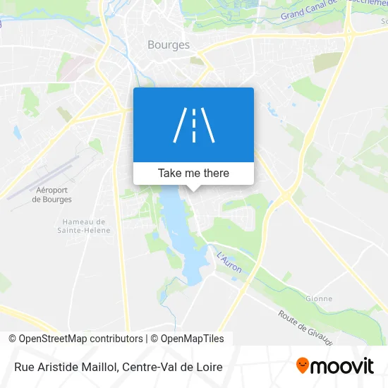 Rue Aristide Maillol map