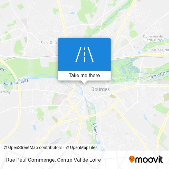 Rue Paul Commenge map