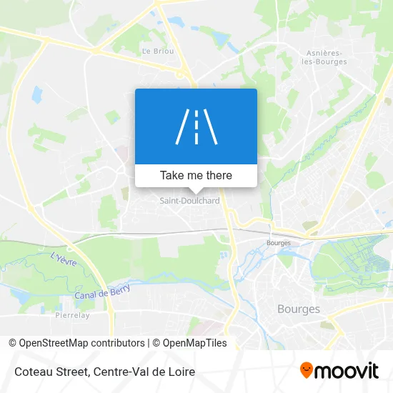 Rue Du Coteau map