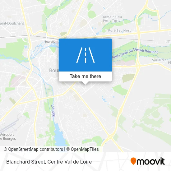 Rue Blanchard map