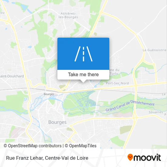 Rue Franz Lehar map