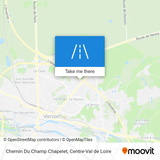 Chemin Du Champ Chapelet map