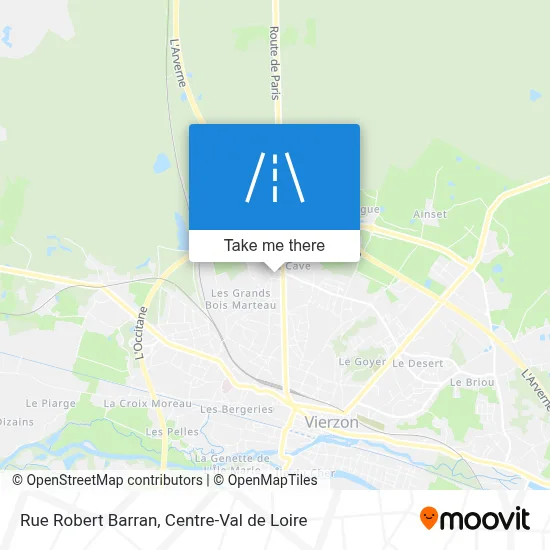Rue Robert Barran map