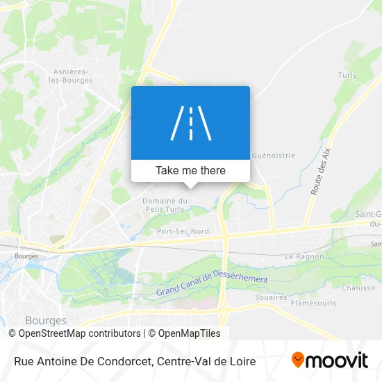 Rue Antoine De Condorcet map