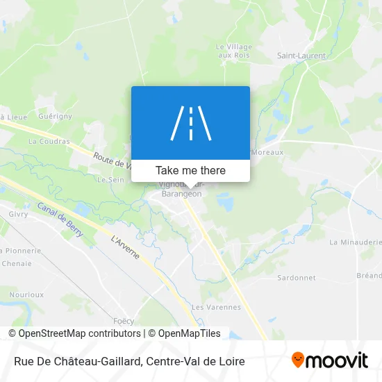 Rue De Château-Gaillard map