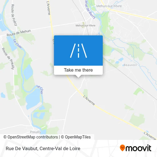 Rue De Vaubut map