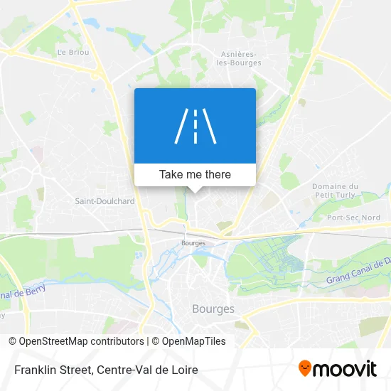 Rue Franklin map