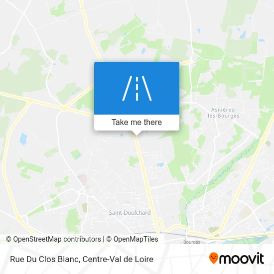 Rue Du Clos Blanc map